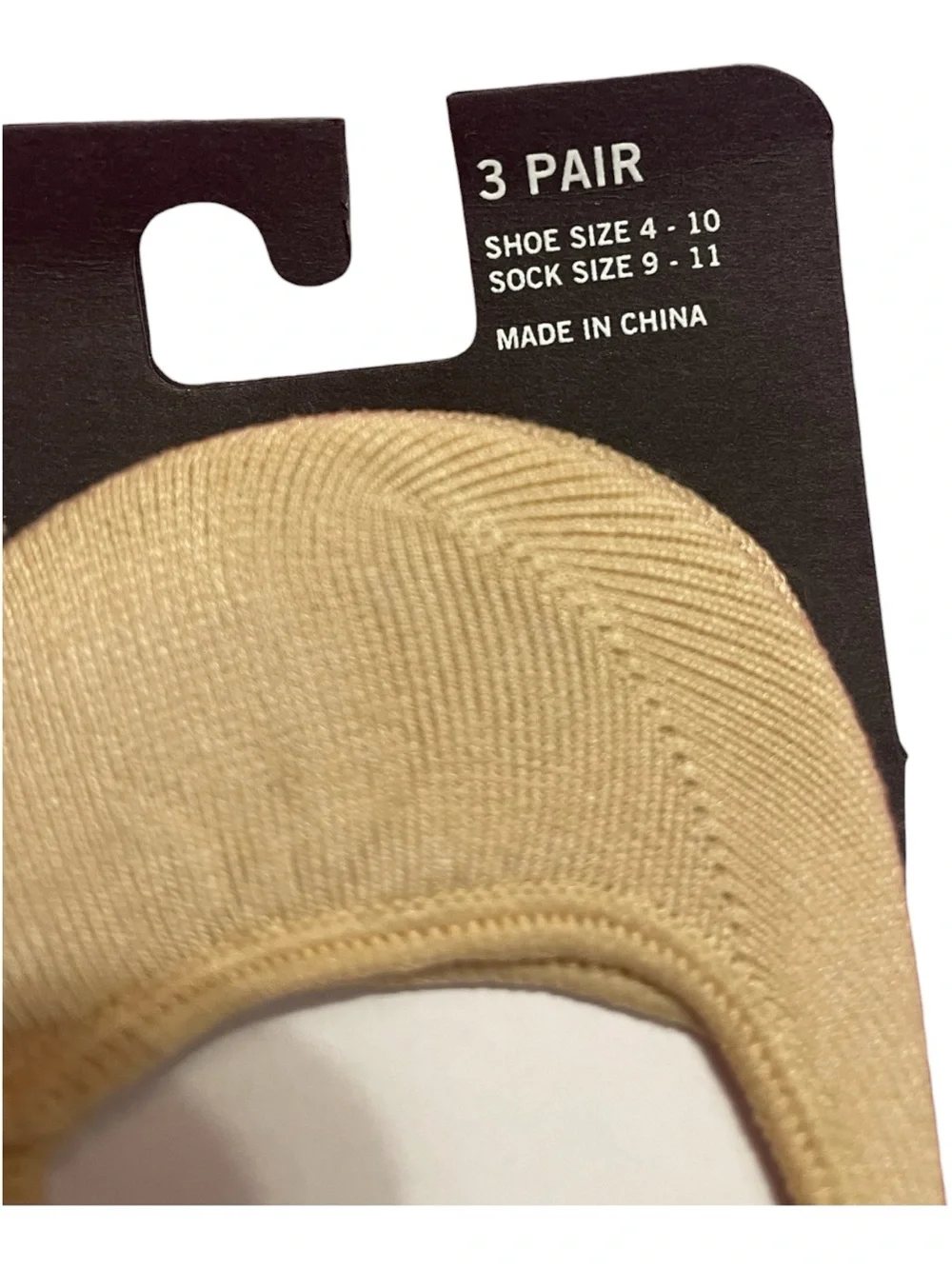 Kenneth Cole Super Low Liner Socks 3-Pack Nude/Beige | Bundle of 5 Packs | New